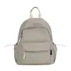 Mochila Simples de Cor Sólida Estilo Japonês Mochila Casual Feminina Estilo Ins Mochila Escolar para Aluna do Ensino Fundamental Estilo Preppy