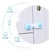Cerradura de Seguridad Protectora para Bebés y Niños para Puertas de Gabinetes, Cerraduras de Puerta, Cerradura Anti-pellizcos para Puertas de Doble Apertura, Cerradura de Protección para Apertura de Cajones de Refrigerador