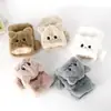 Guantes de otoño e invierno para mujer, lindos, para montar, estilo coreano, modernos, de dibujos animados, forrados de felpa, engrosados, para estudiantes, para escribir, cálidos, tipo flip
