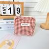 Bolsa Pequena Quadrada para Absorvente Higiênico Bolsa para Menstruação Estudante Portátil Bolsa de Armazenamento para Diversos Bolsa de Maquiagem Fofa