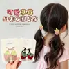 Corda de Cabelo de Lã Frutas Outono e Inverno para Menina Corda de Cabeça de Morango Abóbora Tricotada Fofa e Não Prejudicial ao Cabelo Elástico para Menina