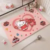 Alfombra de baño de dibujos animados, felpudo absorbente para la entrada del baño, alfombrilla para inodoro, alfombrilla de baño antideslizante