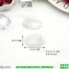 6CM-11CM Pinza Sencilla de Joker para Agarrar Pelo Damas Parte Trasera del Cabeza Peine Pelo Perezoso Pinza Champagne Transparente Accesorios para el Cabello Pasador sin Marcas