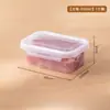 Caja de Almacenamiento, Apta para Microondas, Caja Transparente para Conservación de Frutas, Caja Sellada a Prueba de Fugas para Refrigerador, Almacenamiento Sellado de Comida, Frutas, Comida Fría