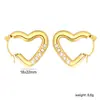 Nuevos Pendientes de Acero Inoxidable con Forma de Corazón y Perla Blanca para Otoño e Invierno, Lujo Accesible, Pendientes de Hebilla de Oreja de Moda y de Alta Gama Chapados en Oro de 18 Quilates