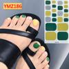 Verano 2021 Nuevos Stickers Franceses para Pies Stickers Nail Art Stickers Completos Bronceado Japonés Despegables Nail Art Stickers para Pies Stickers Completos