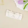 Nuevo accesorio para el cabello infantil transfronterizo europeo y americano: Diadema ancha de nailon con lazo, no ajustada, para bebés y niños pequeños, para proteger la fontanela