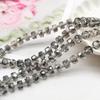 Rueda de cristal con cuentas de agujero pasante corte fino tierras raras fabricantes mayoreo joyería hecha a mano DIY pulsera collar cuentas sueltas