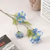 Flores Artificiais de Seda com Renda Grande de 4 Cabeças, Estilo Vintage, Flores Falsas para Sala de Estar e Quarto, Arte Floral, Decoração Suave, Flores de Exibição