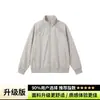 Gola alta, corte solto, marca da moda, jaqueta de beisebol roxa desconstruída, jaqueta bomber estilo americano, casaco masculino patchwork