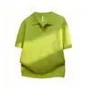 Camisa polo transfronteriza de punto de manga corta para hombre con cuello en V, cuello de gaviota, estilo twisted old money, camiseta de verano, venta al por mayor de fábrica