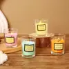 Velas Aromáticas Estilo Ins em Vidro para Uso Doméstico, Criando uma Fragrância Duradoura, Adequadas para Vitrines e Decorações de Mesa de Jantar