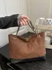 Bolso de Cadena de Diamantes para Mujer 2025 Nueva Moda para el Trabajo Gran Capacidad Hombro Único Cruzado para Salir al Trabajo Bolso Tote