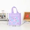 Bolsas Ecológicas Pequeñas Termoselladas de Tela No Tejida en Stock, Bolsas de Regalo Plegables con Impresión de Logo, Bolsas de Regalo con Asas Imprimibles