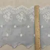 En Stock Borde de Encaje Tencel Bordado Perforado Adorno para Falda Accesorios Cinta de Encaje Decorativa Universal para Ropa de Mujer y Niña
