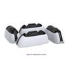 Cargador de juego PS5 de tipo táctil de doble asiento P5 con luz de pantalla LED base de carga de doble asa cargador de asa P5