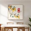 Tres Comidas, Cuatro Estaciones, Pinturas Decorativas de Restaurante, Cuadros Colgantes de Estilo Rústico para Comedor, Murales de Pared de Alto Nivel para Sala de Estar, Aparador de Cocina