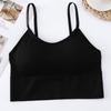 Camisola deportiva ajustable con base de tubo de pecho, popular 646 Beauty Back, sexy, sin aros de acero, para mujer