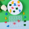 Molde de Silicona para Goteo de Gel de Cristal DIY Pendientes de Estrella Luna Copo de Nieve Flor Pequeña Gatito Delfín Colección de Pendientes