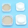 Segurança infantil 5G tampa giratória de pressão CR garrafa de vidro quadrada 9G ml creme de cânhamo creme para os olhos cosméticos sub-frasco