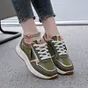 Zapatos de Mujer de Talla Grande de Comercio Exterior, Zapatos Casuales de Bloques de Color, Zapatillas Planas de Moda Nueva Primavera 2026 para Mujer H2517