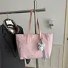 Bolsa tote de gran capacidad, nueva y elegante versión coreana otoño 2026, bolso de hombro para el trabajo, bolso de mano de alto valor