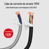 Cabo de corrente de arrasto altamente flexível TRVV2 núcleo 3 núcleos 1 quadrado 4 núcleos 5 núcleos 6 núcleos 8 núcleos 1,5 quadrado linha de tanque resistente a óleo