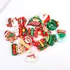 Pegamento de Crema Navideño Resina DIY Accesorios para Joyería Pinza para el Cabello Universal Paquete de Materiales Accesorios con Temática Navideña al por Mayor