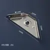 Código de Ángulo Fijo Triangular Engrosado al por Mayor Blanco Marco de Soporte Triangular Mediano Mesa y Silla Hogar Cama Acero Inoxidable Código de Ángulo para Colgar
