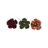 Venta al por mayor personalizada de fabricantes de cabezas de flores de magnolia, accesorios de fotografía festivos de terciopelo, decoraciones de tienda, adornos, cabezas de flores de magnolia