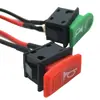 Interruptor de Buzina para Veículo Elétrico, Botão para Carro e Motocicleta, Interruptor de Balancim Pequeno Travante com Retorno Estilo Barco Acessórios