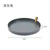 Bandeja Creativa Simple con Asa de Cuero para Sala de Estar, Entrada, Cosméticos, Artículos Varios, Objetos Pequeños, Bandeja de Almacenamiento para Escritorio, Bandeja de Almacenamiento
