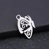 Joyería Popular Transfronteriza de Amazon Accesorios de Mariposa de Acero Inoxidable para Bricolaje Accesorios de Joyería con Colgante de Mariposa para Hombres y Mujeres