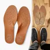 Palmilhas de Couro Genuíno para Homens, Absorventes de Suor, Sapatos de Couro Macio com Solado Macio para Mulheres para Ficar em Pé por Longos Períodos, Absorção de Choque Esportiva, Alta Elasticidade e Espessamento