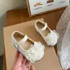Zapatos Pequeños de Cuero Estilo Coreano para Niños 2026 Nuevo Estilo Primavera y Otoño Zapatos Individuales de Cristal de Moda para Niñas Zapatos de Princesa con Mariposa de Pedrería para Bebé Niña