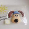 Perro Palmera de Dibujos Animados Pegamento Flexible Accesorios Adhesivos para Refrigerador DIY Parche para Carcasa de Teléfono Móvil PVC Pegamento Flexible Cachorro Horquilla Accesorios de Ropa