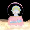 Bola de Cristal Musical con Nieve y Luz Estilo Ins Soñador Nube Flotante Canción de Amor, Exquisito Regalo para Niñas, Dropshipping