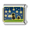Módulo modelo quente aço titânio ao ar livre módulo natural pulseira para homens e mulheres atacado transfronteiriço pulseira de módulo castelo italiano