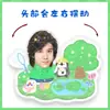 Wang Li Hong desenho animado versão Q suporte de ornamento de mesa com cabeça elétrica oscilante, divertido balanço de papelão plástico selado presente com imagem personalizada