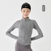 Ropa de Manga Larga Delgada de Secado Rápido para Primavera y Otoño Ropa para Deportes de Interior Fitness Correr Pilates Yoga Chaqueta para Mujer