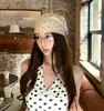 Pañuelo para la cabeza estilo Y2K millennial americano, moda urbana hip-hop, pañuelo cuadrado cool, diadema nueva fina y simple