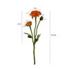 Simulación de flor de peonía extranjera camelia botón de oro rocío de loto peonía occidental adornos de decoración del hogar suministro transfronterizo de comercio electrónico