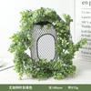 Rattan de eucalipto de plástico de simulação com flor Folha de dinheiro Rattan Decoração de casa Simulação de planta Rattan transfronteiriço