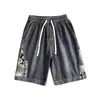 Pantalones Cortos Cleanfit Versátiles para Hombre Marca de Celebridad de Internet de Moda Verano Ratero Americano Joven Atractivo Ins Calle Jeans Sueltos