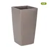 Vasos de Flores Quadrados de Plástico com Flores Artificiais Acima de 1m Vasos Decorativos Grandes de Chão 1.5m Vasos para Plantio de Ave-do-Paraíso Vasos Brilhantes
