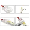 120 Luces LED Monocromáticas Luz Suave Tira de Luces Conector de Hebilla de Cristal 2P 10mm5050 Placa Desnuda Tira de Luces con Pegamento Sin Soldadura