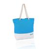 Bolsa de Mano de Cuerda de Algodón Puro, Bolsa de Lona Empalmada, Bolsa de Algodón Promocional para Compras, Mochila con Cierre de Cordón, Logo Personalizado, Ecológica y Portátil