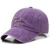 Invierno Harajuku Ins Top Suave Yours Gorra de Béisbol K-Style Trendy Letra Bordado Lavado Retro Gorra de Béisbol