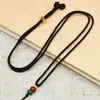 Collar con Cuerda para Colgante Ruyi Tejido DIY Cuerda de Collar Colgante de Jade Jade Colgante Ajustable Cuerda con Colgante de Perla Dorada Mayoreo