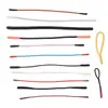 Tirador de cremallera recubierto de cuerda, Accesorios para ropa y equipaje, Cordón tirador de cremallera, Cola de cremallera de PVC, Hebilla tirador de cremallera, Cabezal de cremallera de silicona de doble extremo